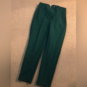 Zara green slacks